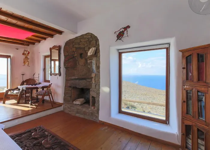 ⋆ 5br Oceanside View Near Lighthouse- Pharos Vm ⋆ Casa de Férias Mykonos Town